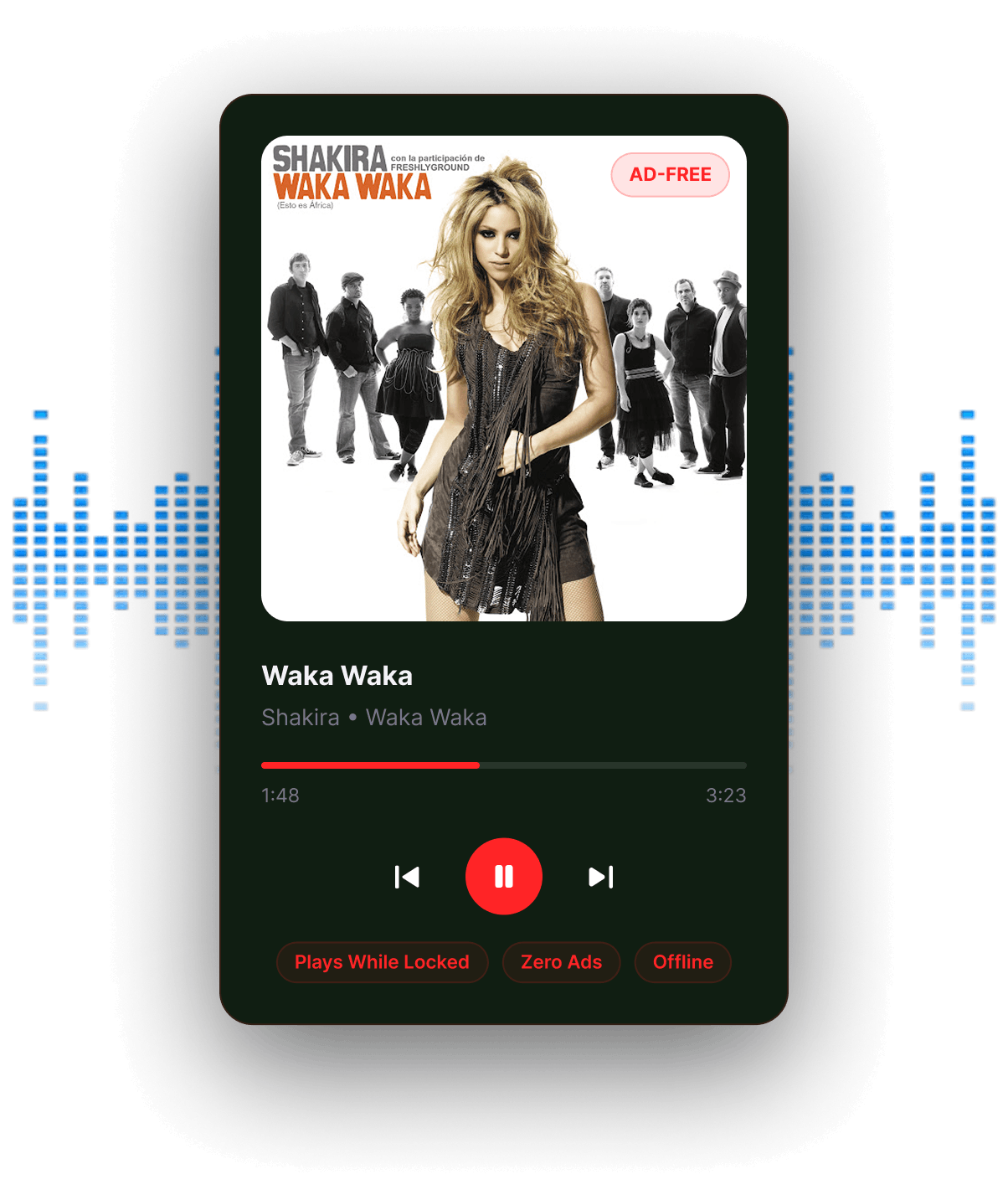Muka Live music player